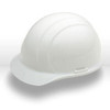 Safety Helmets, Americana Safety Helments CAP STYLE: 4-POINT NYLON SUSPENSION WITH SLIDE-LOCK ADJUSTMENT, White