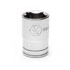 Socket, 1/2 Inch Drive, 6 Point, 3/4 Inch, Alloy Steel, SAE