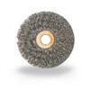Crimped Wire Wheel Brush, 3" Small Crimped Wire Wheel, .014" Steel, 5/8" A.H., Bulk Package
