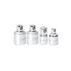Adapter Set, 1/4 Inch 3/8 Inch 1/2 Inch Drive, Alloy Steel