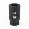 Impact Socket, 3/4 Inch Drive, 6 Point, 33MM