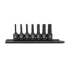 Impact Bit Socket Set, 3/8 Inch Drive, Hex, Standard, SAE