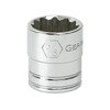 Socket, 3/8 Inch Drive, 12 Point, 5/8 Inch, Alloy Steel, SAE