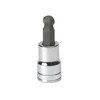 Bit Socket, 3/8 Inch Drive, Ball Hex, 0.591 Inch, 1/4 Inch