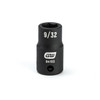 Impact Socket, 1/4 Inch Drive, 9/32 Inch, 6 Point