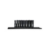 Impact Socket Set, 3/8 Inch Drive, 6 Point, 3/4 Inch, Deep