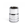 Socket, 3/8 Inch Drive, 6 Point, 7/16 Inch, SAE, Alloy Steel