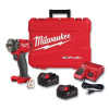 Milwaukee 2855-22R M18 FUEL 1/2 Inch Compact Impact Wrench Friction Ring Kit