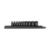 Impact Socket Set, 1/4 Inch Drive, 6 Point, 9/16 Inch, 10 Pc