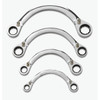 Half Moon Reversible Ratcheting Wrench Set, 12 Point, SAE