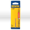 Irwin High Speed Steel Drill Bit, JOBBERS LENGTH; 1/16" DRILL DIAMETER; 1.875" OVERALL LENGTH; 0.875" FLUTE LENGTH; 135 DEGREE POINT ANGLE; TITANIUM NITRIDE COATED;HARDNESS 80 HRC; POINT TYPE SPLIT