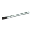 Weiler 44090 Acid/Flux Brush, 1/2 in W, 3/4 in Trim, Black Horsehair, Tin Ferrule handle