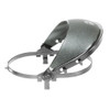 Face Shield Adapter, Press Fit Clips, Single Crown, Black
