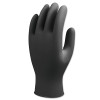 SHOWA 7700PFTS 7700 Series Nitrile Gloves, 4 mil, Small, Black