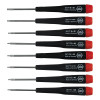 Wiha Tools 26791 Torx Precision Screwdriver Sets, 8 Pc., Black/Red