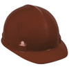 Hard Hat, SC-6, Front Brim, High-Density Polyethylene, Brown