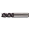 Cleveland C80095 CEM-V-4R Center Corner Radius End Mill, 1 x 1 x 3 x 6, 0.030 CR, 4 Flutes, Straight Shank, AP/MAX