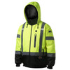 Heated Safety Nano Bomber Jacket, Hi-Vis Yellow, 3X-Large