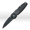Knives, Pocket Knife, Lockback, Black Aluminum, 2-1/4" SS Drop Point Blade