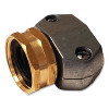Chapin 6-9406 Garden Hose Repair/Replacement Part, 5/8 in to 3/4 in, Brass, Female Heavy-Duty Hose Mender