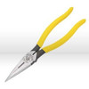 Long Nose Plier, HD LONG-NOSE WITH SIDE CUTTER, SKINNING HOLE & CRIMPING DIE