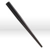 Bull Pin, Bull Pin, 12" x 1-3/16" T, 7/16 INCH PILOT DIAMETER; 12 INCH OVERALL HEIGHT; HEAT TREATED BLACK FINISH STEEL MATERIAL; APPLICABLE STANDARD OSHA; TOP DIAMETER 1-3/16 INCH, Packaging Qty- sold 1 each