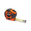 Power Tape, A9, Steel, Clearcoat, 26 ft, 1 Inch, Metric