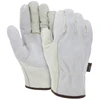 Drivers Gloves, CV Grade, Cowhide, Small, Leather, Beige