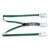 MSA 10191756 EA Twin-Leg Energy Absorbing Lanyard 6 Ft Small Snap Hook Adjustable ANSI