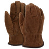 Drivers Gloves, Cowhide, X-Large, Leather, Brown