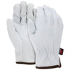 Drivers Gloves, Goatskin, X-Large, Leather, White