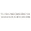 L.S. Starrett 51347 Steel Rule, 6 in, 5R, Steel, Full-Flexible