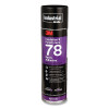 3M 7000046590 Polystyrene Foam Insulation 78 Spray Adhesive, 17.9 oz, Aerosol Can, Clear, Contains 1,1-Difluoroethane