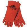 Welding Gloves, Red Ram, X-Large, Leather, Russet, Jersey
