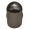 XO Skeleton Ratchet Headgear, Grey Faceshield