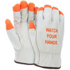 Drivers Gloves, CV Grade, Cowhide, X-Large, Leather, Beige