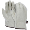 Drivers Gloves, Cowhide, 2X-Large, Leather, Beige