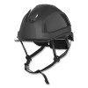 HexArmor 16-14007 Ceros Vented Safety Helmet, Pre-assembled six-point AirBridge suspension system, XP450A, Black