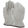 Drivers Gloves, Fleece Lined, Cowhide, X-Large, Leather