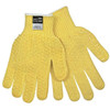 Cut Resistant Gloves, Kevlar, Medium, White/Yellow, 7 ga THK