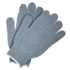 Gloves, Heavy Weight, Small, Cotton Polyester Blend, Gray