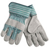 Leather Palm Gloves, C Grade, Cowhide, Large, Leather