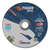 Weiler 58102 Tiger Inox Thin Cutting Wheel, 6 in Dia, .045 in Thick, 7/8 in Arbor