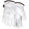 Drivers Gloves, Goatskin, Medium, Leather, White