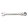 GearWrench 86718 90-Tooth 12-Point Flex-Head Ratcheting Combination Wrench Metric 18mm Single