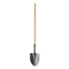 TRUE TEMPER 1554300 Eagle Shovel, 11 in x 8-1/4 in Round Point Blade, 46 in White Ash Handle