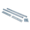 Werner ERT-N End rail and Toeboard Assembly, ERT-N, Narrow, 4 in L, 3 in W, 22 in H, Aluminum