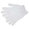 Gloves, Small, Nylon, White, Knit Wrist Cuff