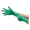TouchNTuff 114097 Disposable Nitrile Gloves, Powder Free, 6.3 mil Finger/4.7 mil Palm, Medium, Green