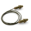 Earplug, Rockets, One Size, Reusable, Flanged, Corded, Green